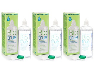 Biotrue Multi-Purpose 3 × 360 ml with cases