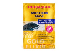 Dermacol Gold Elixir Gesichtsmaske mit Kaviar