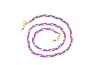 Meller Bes Blue Pink Beige Brillenkette