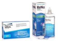 SofLens 59 (6 Linsen) + ReNu MultiPlus 360 ml Sparset